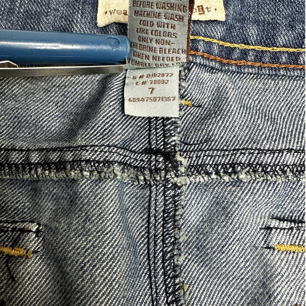 WEAR IT DECLARE IT BLUE DENIM SKIRT SIZE 7 - Picture 10 of 10